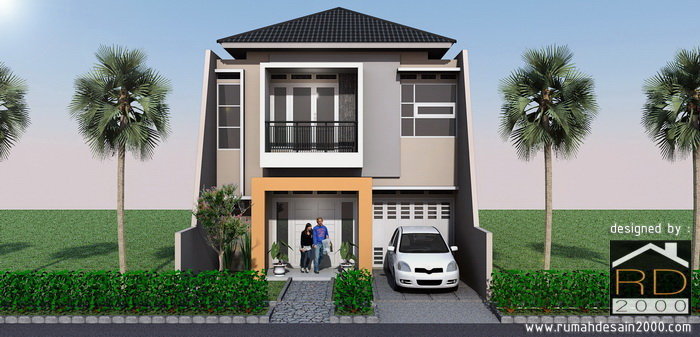 Detail Model Rumah Tingkat Minimalis Tampak Depan Nomer 40