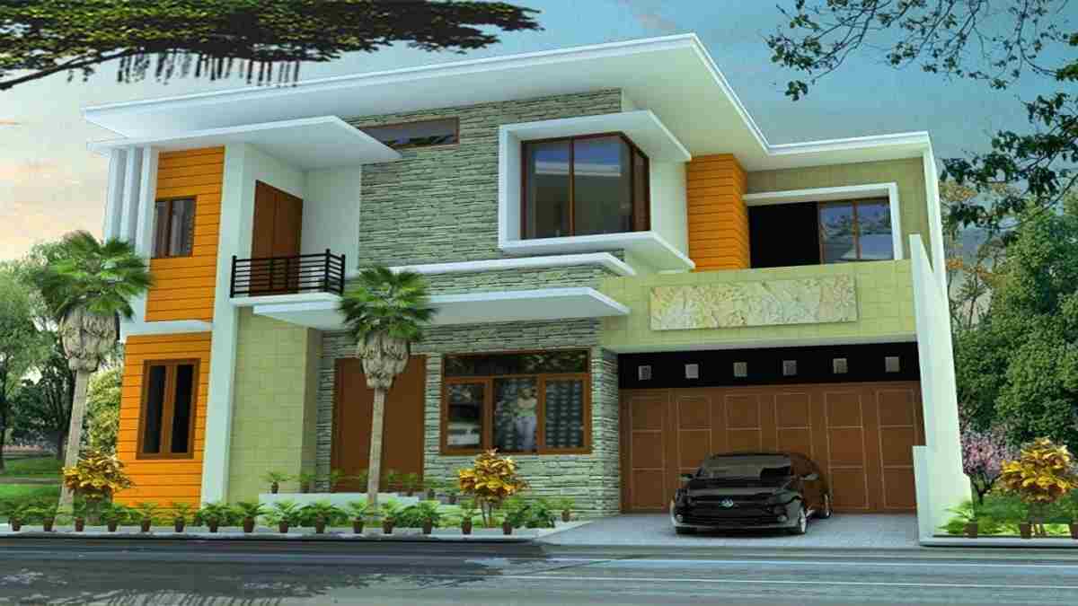 Detail Model Rumah Tingkat Terbaru Nomer 4