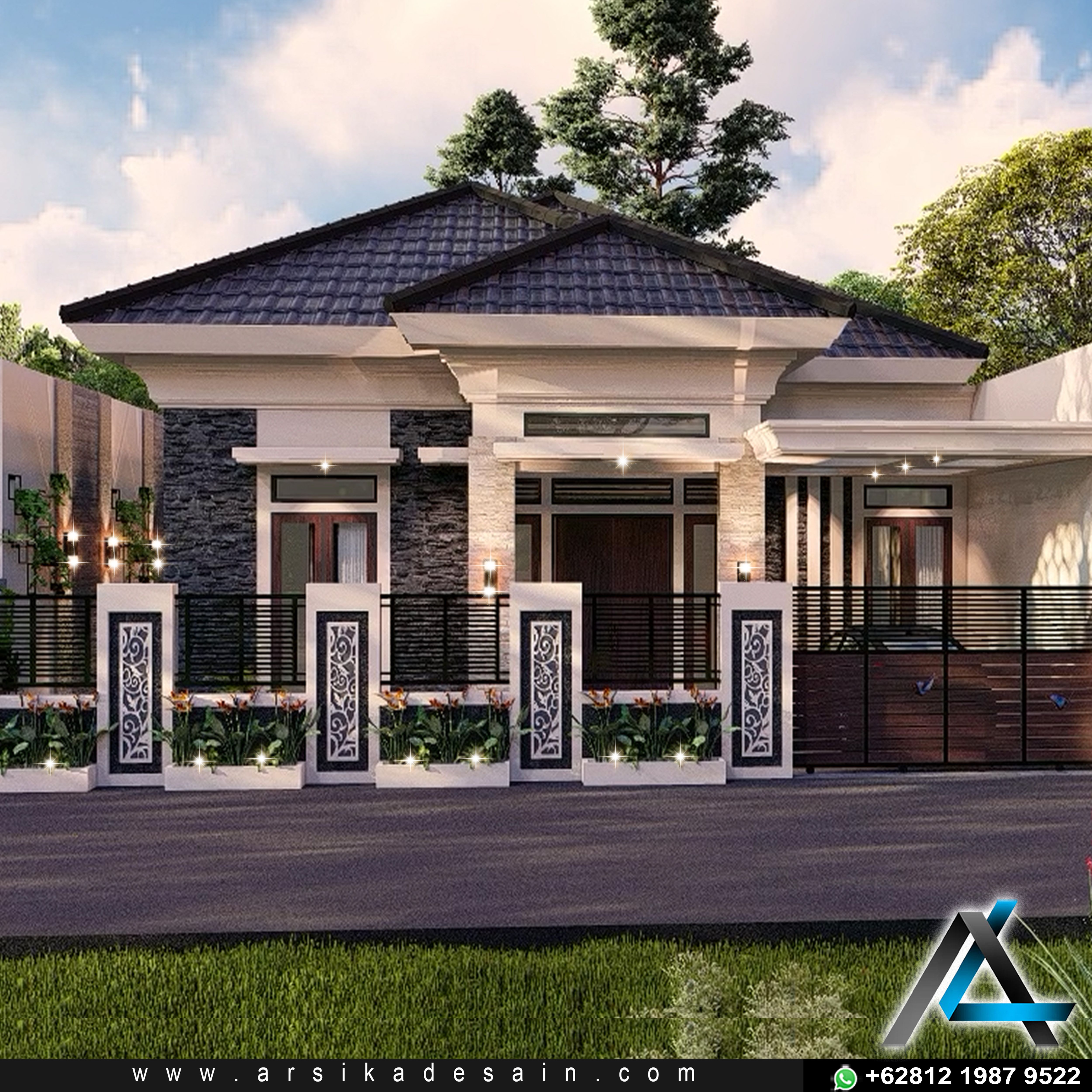 Detail Model Rumah Tropis Nomer 28