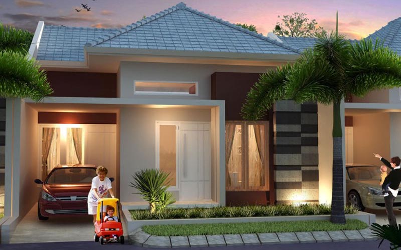 Detail Model Rumah Type 45 Nomer 42