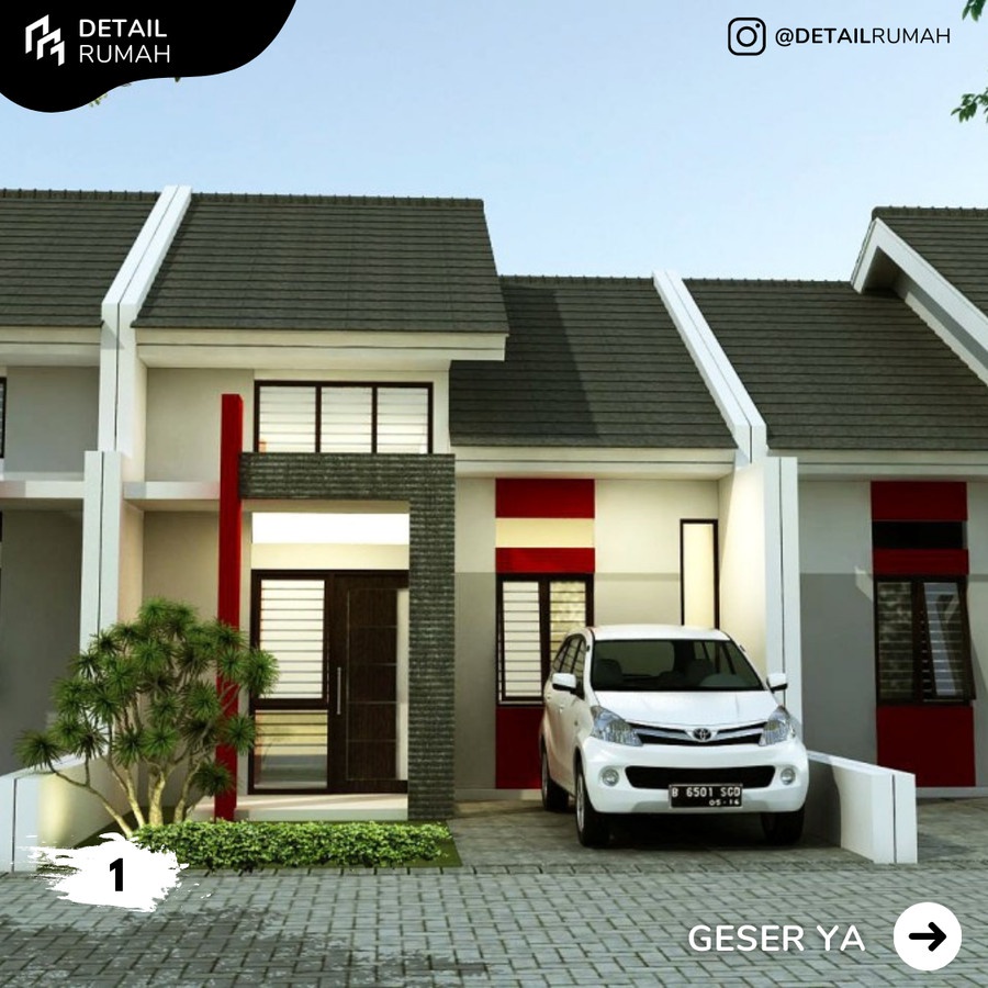 Detail Model Rumah Type 45 Nomer 47