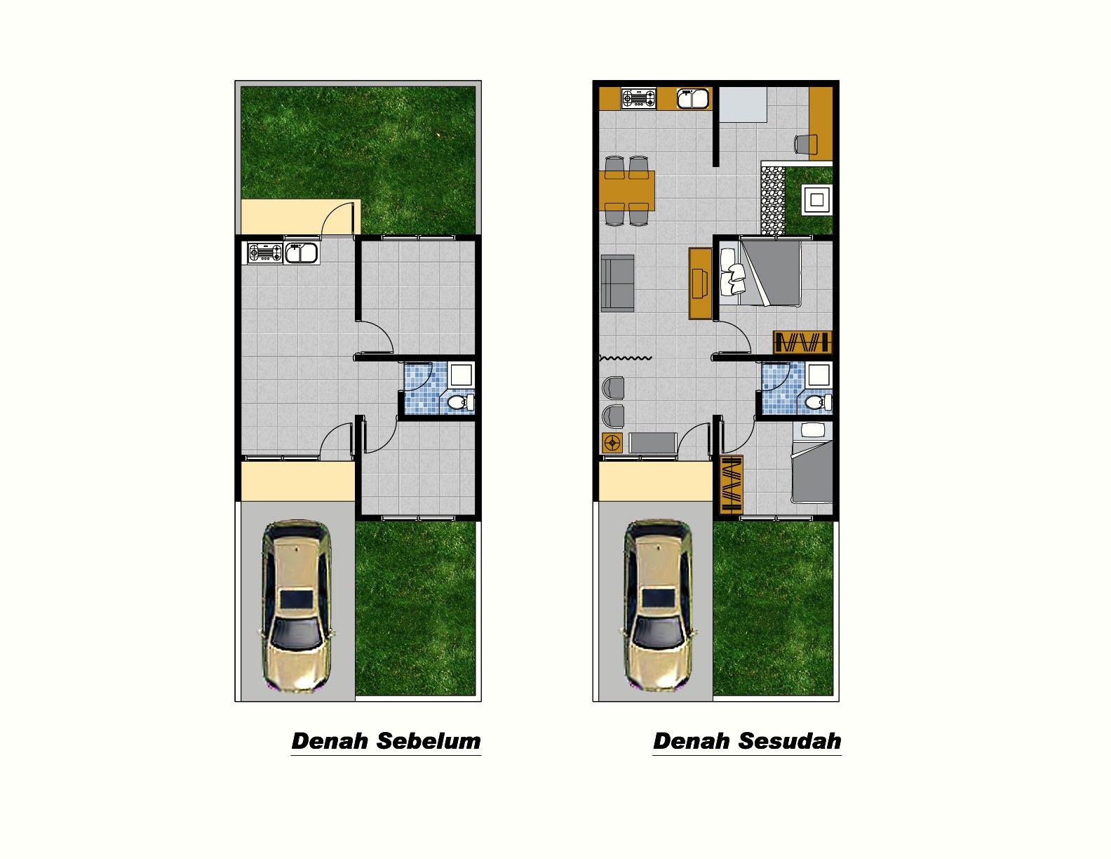 Detail Model Rumah Ukuran 4x10m Nomer 7