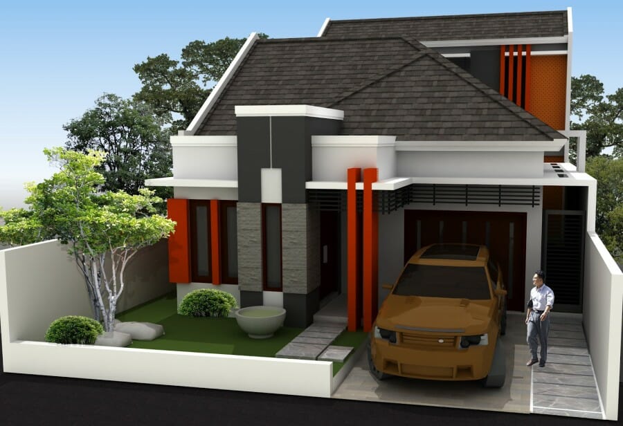 Detail Model Rumah Unik Minimalis Nomer 19