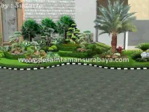 Detail Model Taman Depan Rumah Halaman Luas Nomer 26