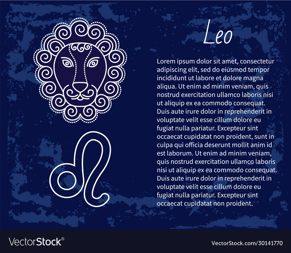 Detail Leo Horoscope Sign Pictures Nomer 4