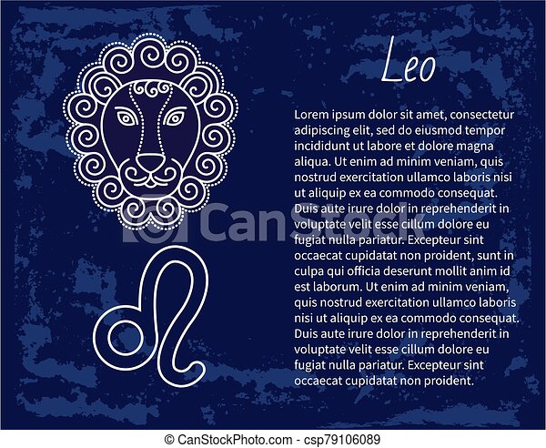 Detail Leo Logo Zodiac Nomer 58