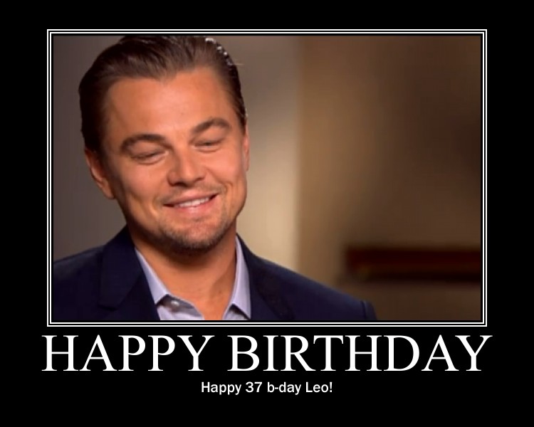 Detail Leonardo Dicaprio Happy Birthday Meme Nomer 20