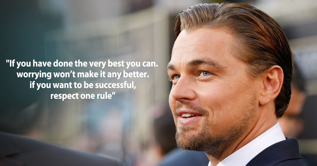 Detail Leonardo Dicaprio Quotes On Love Nomer 7