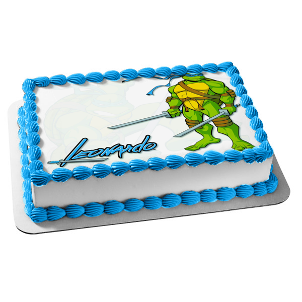 Detail Leonardo Ninja Turtle Cake Nomer 28