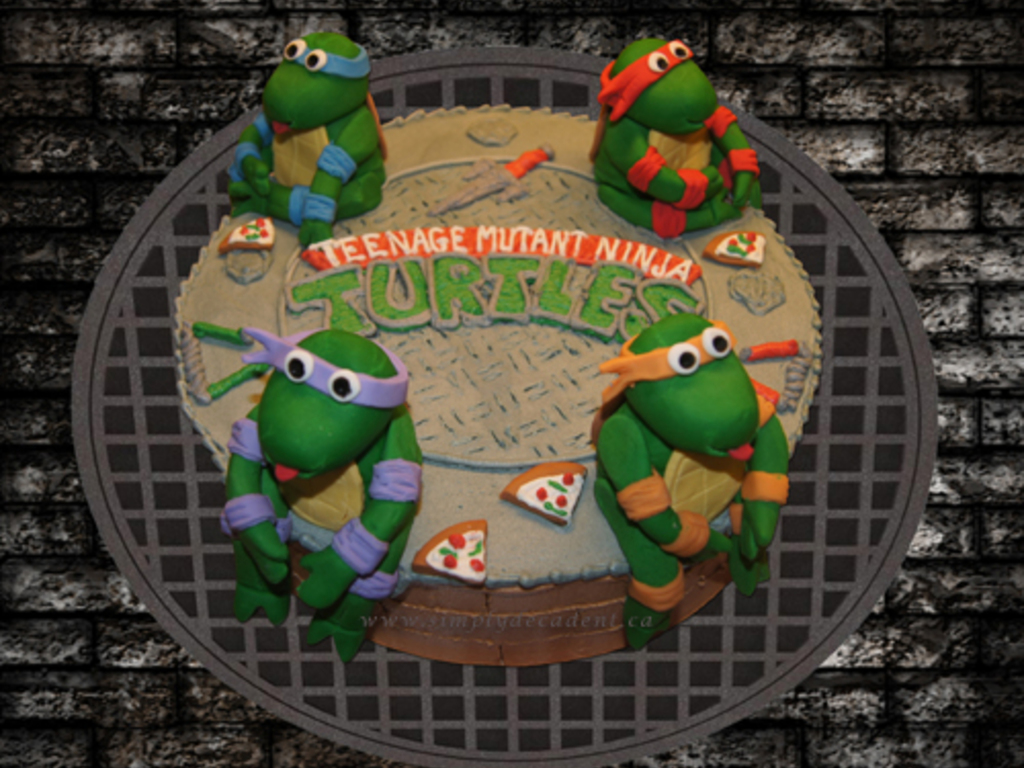 Detail Leonardo Ninja Turtle Cake Nomer 29