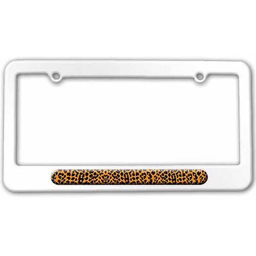 Detail Leopard License Plate Frame Nomer 26