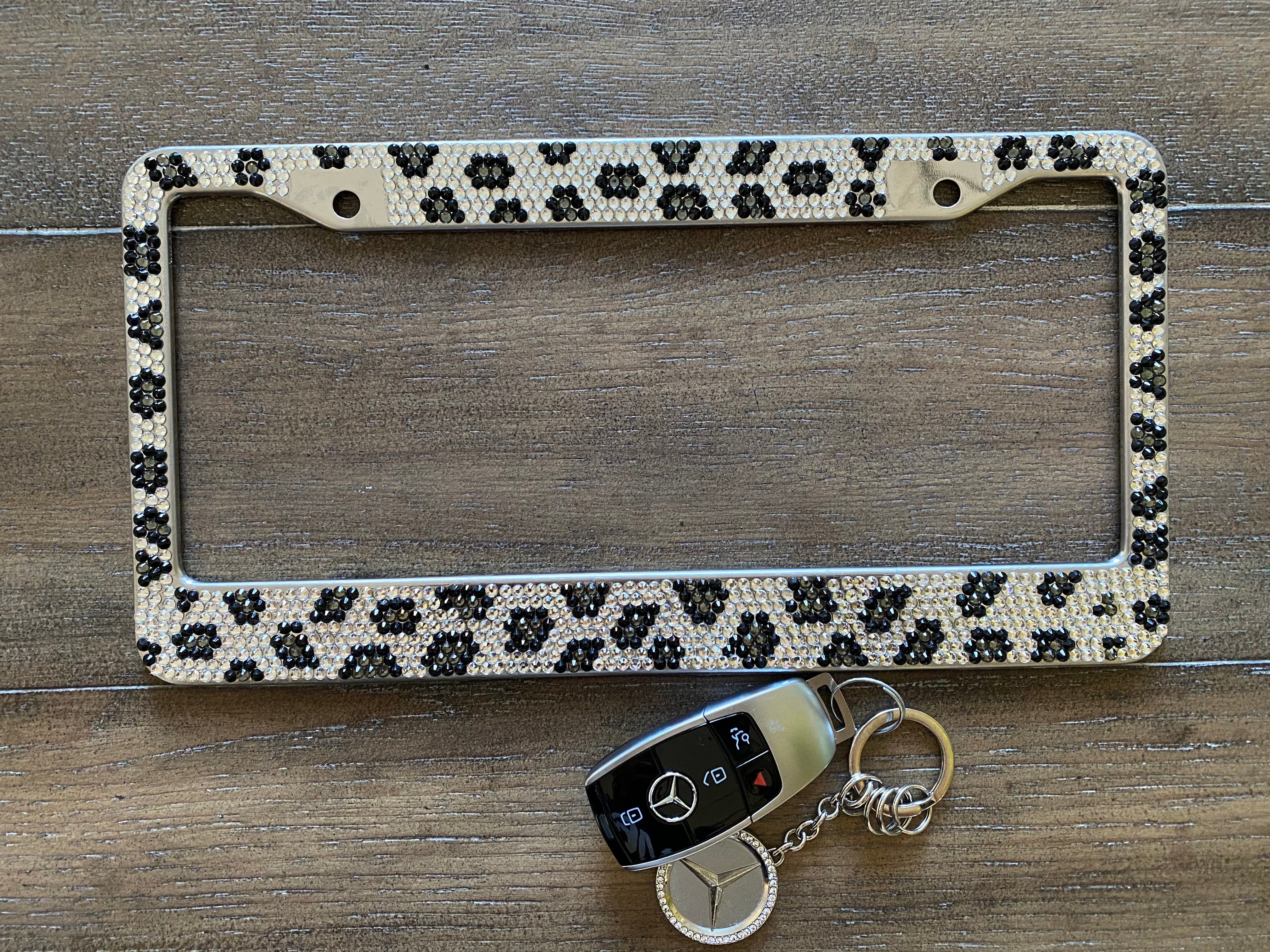 Detail Leopard License Plate Frame Nomer 31