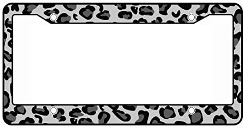 Detail Leopard License Plate Frame Nomer 7