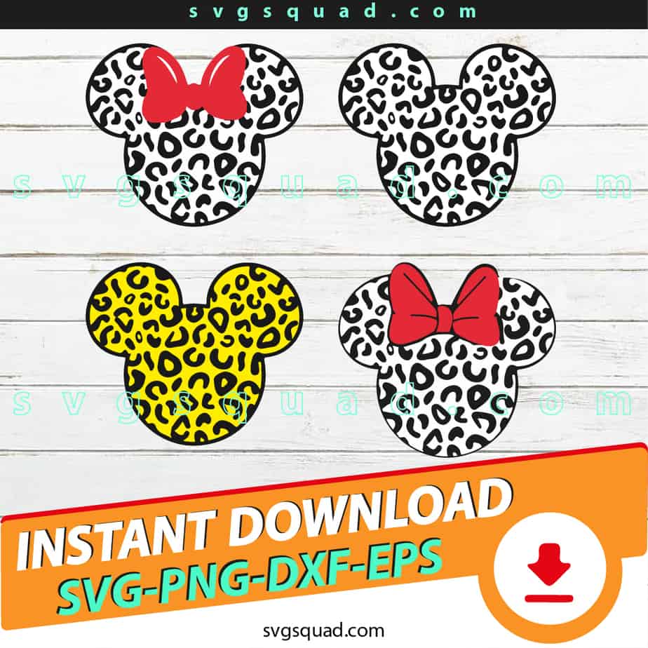 Detail Leopard Mickey Mouse Ears Nomer 23