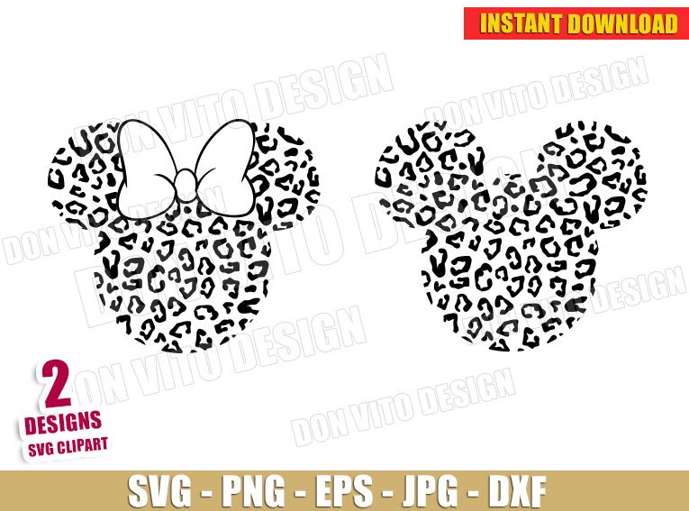 Detail Leopard Mickey Mouse Ears Nomer 55