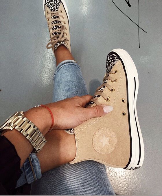 Detail Leopard Print Chucks Nomer 29