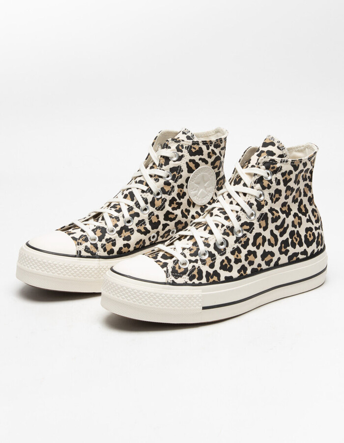 Detail Leopard Print Chucks Nomer 35