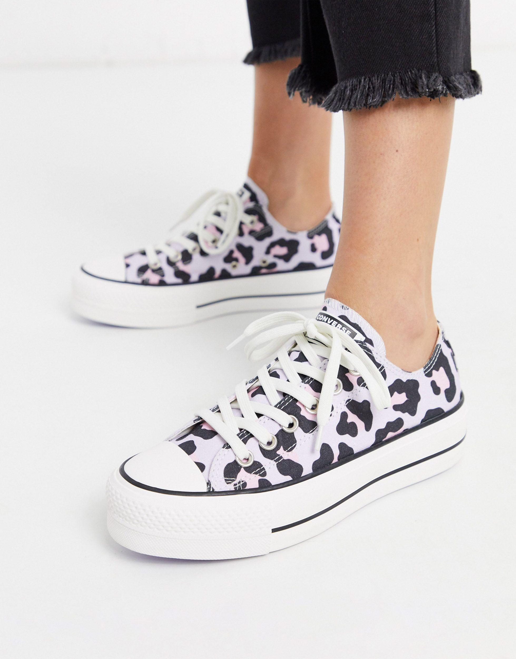 Detail Leopard Print Chucks Nomer 45