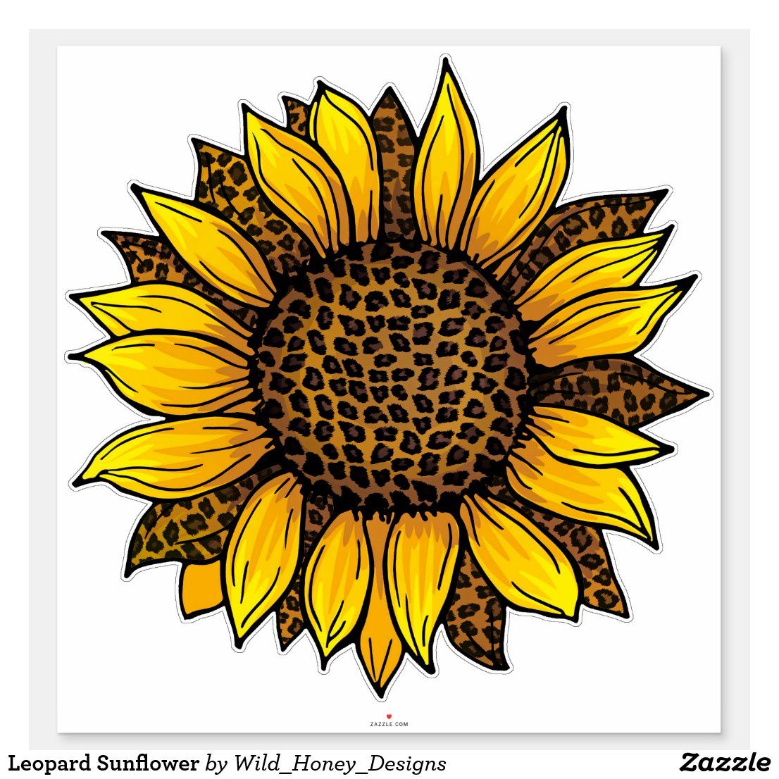 Detail Leopard Sunflower Wallpaper Nomer 12