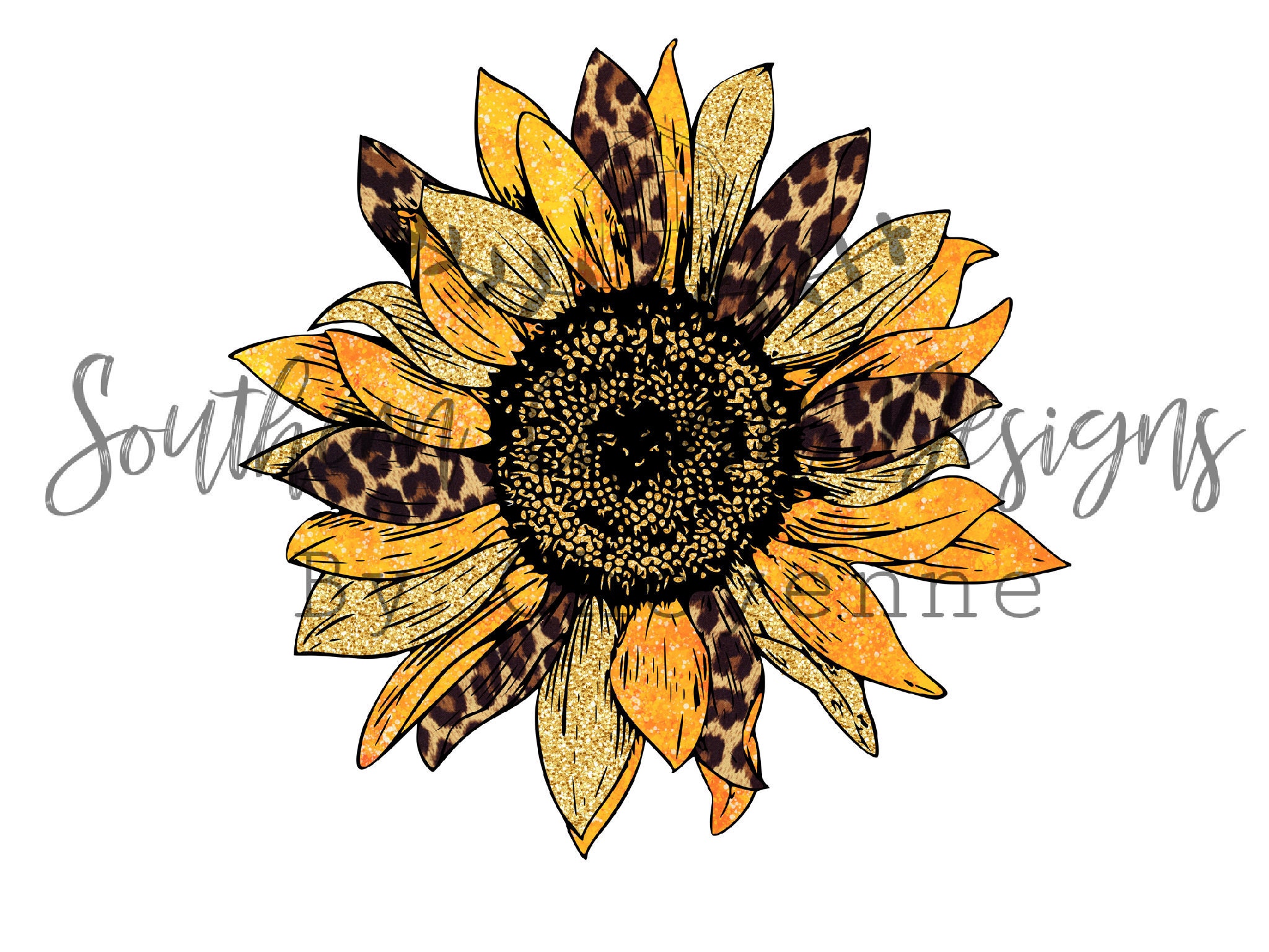 Detail Leopard Sunflower Wallpaper Nomer 23