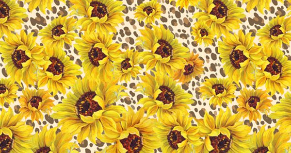 Detail Leopard Sunflower Wallpaper Nomer 6