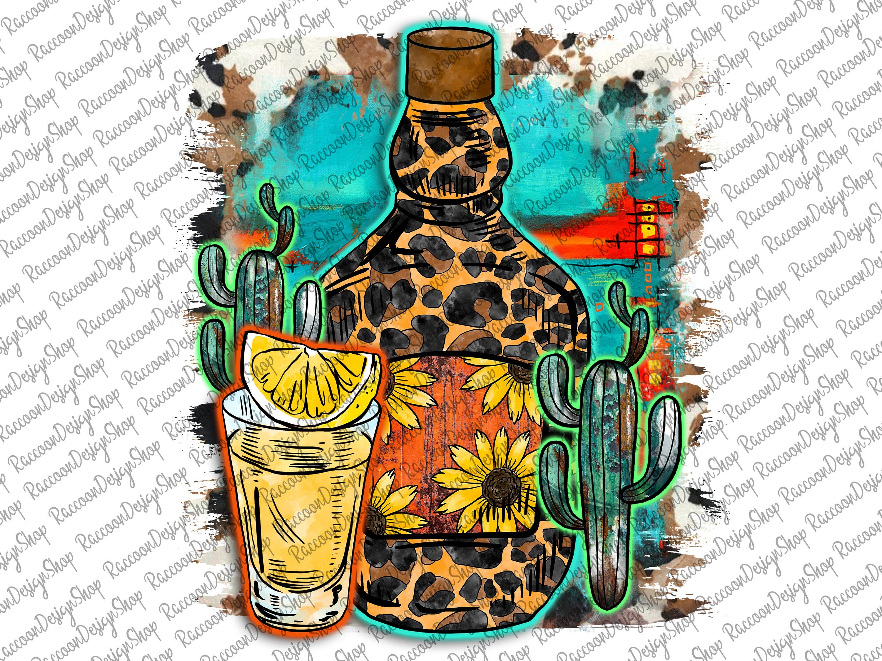 Detail Leopard Tequila Bottle Nomer 13