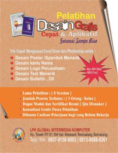 Detail Les Desain Grafis Semarang Nomer 3