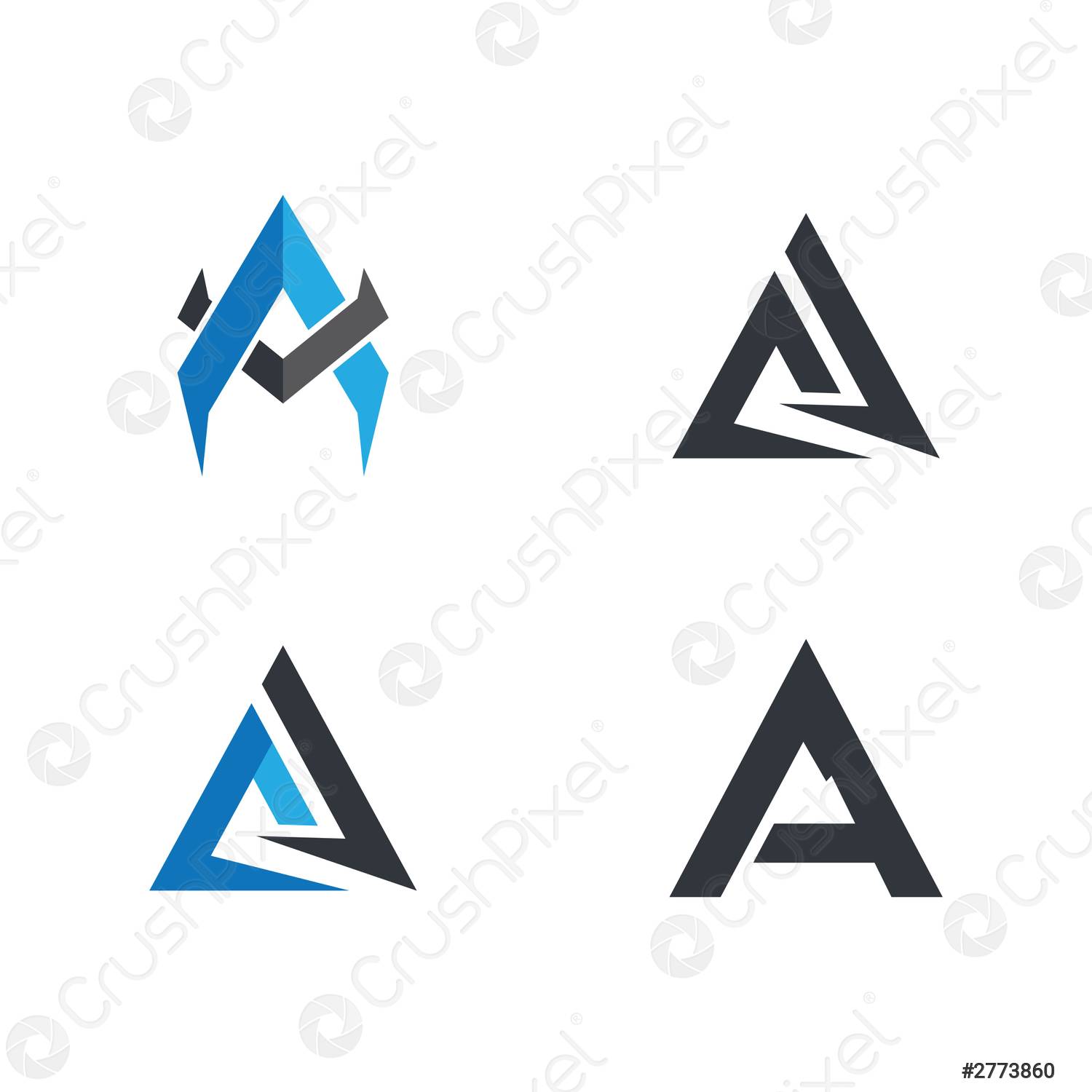 Detail Letter A Logo Nomer 21
