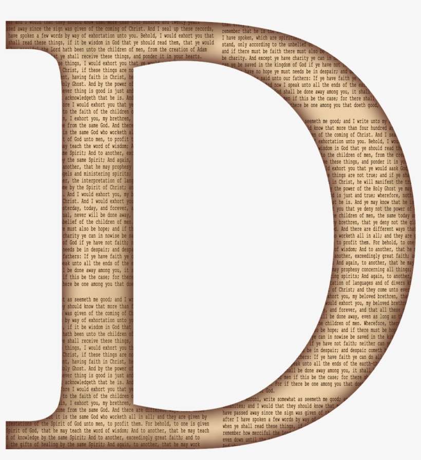 Letter D Transparent Background - KibrisPDR