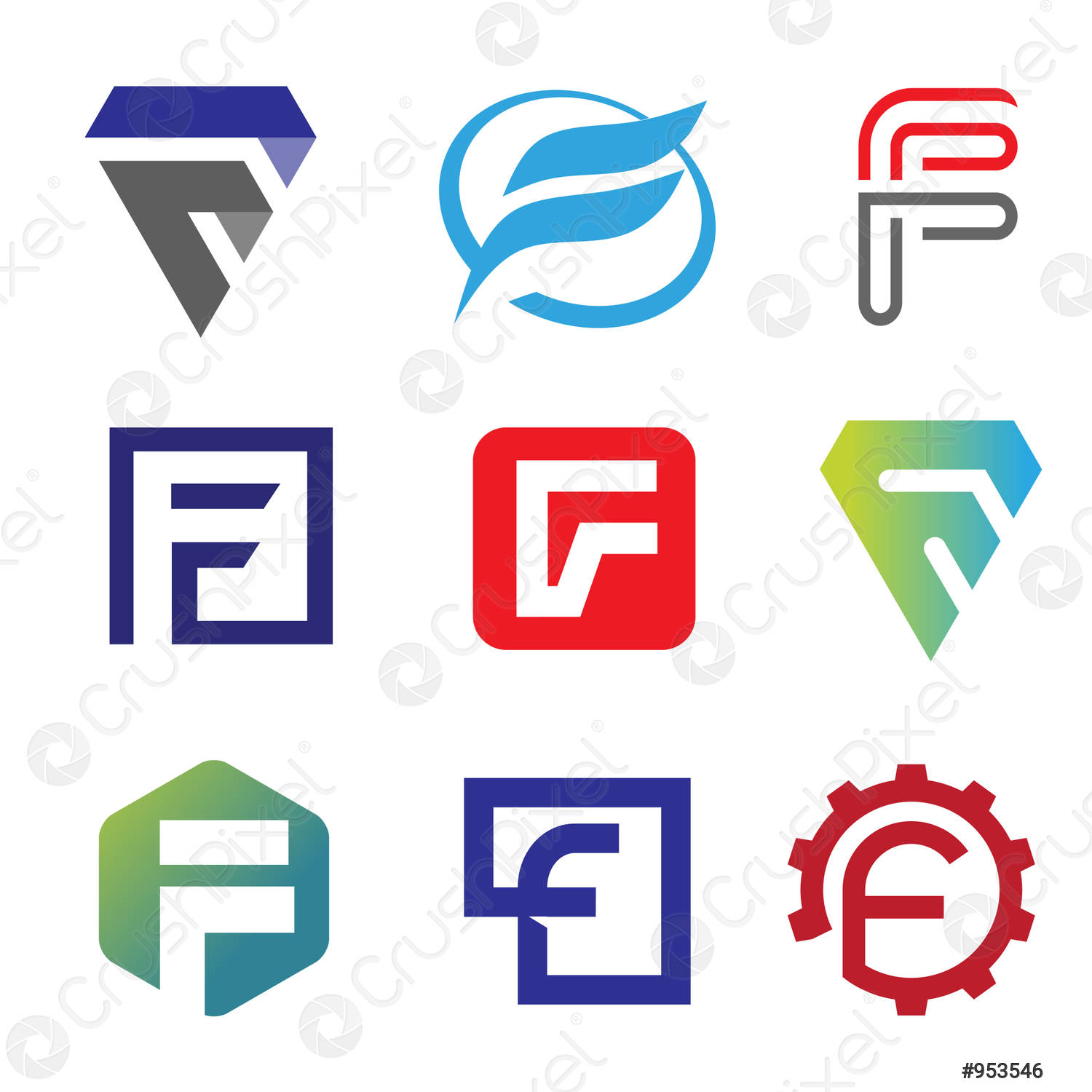 Detail Letter F Logo Nomer 26