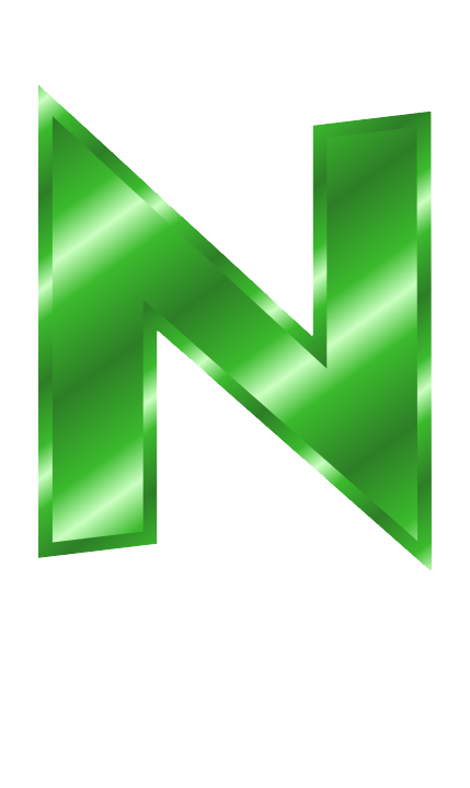 Detail Letter N Transparent Nomer 28