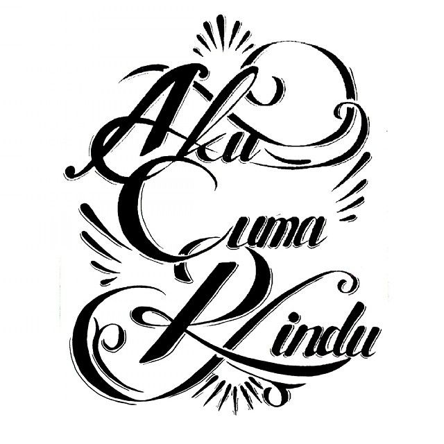 Detail Lettering Typography Gambar Ilustrasi Nomer 54