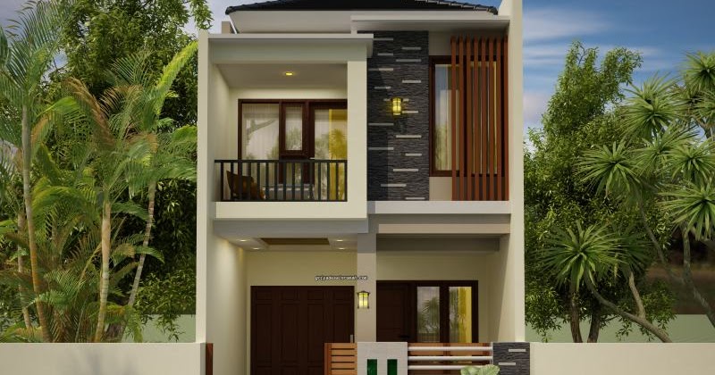 Detail Model Teras Rumah Tingkat Nomer 21