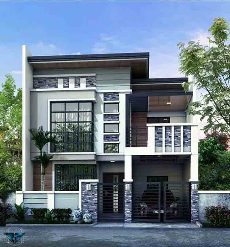 Detail Model Teras Rumah Tingkat Nomer 42