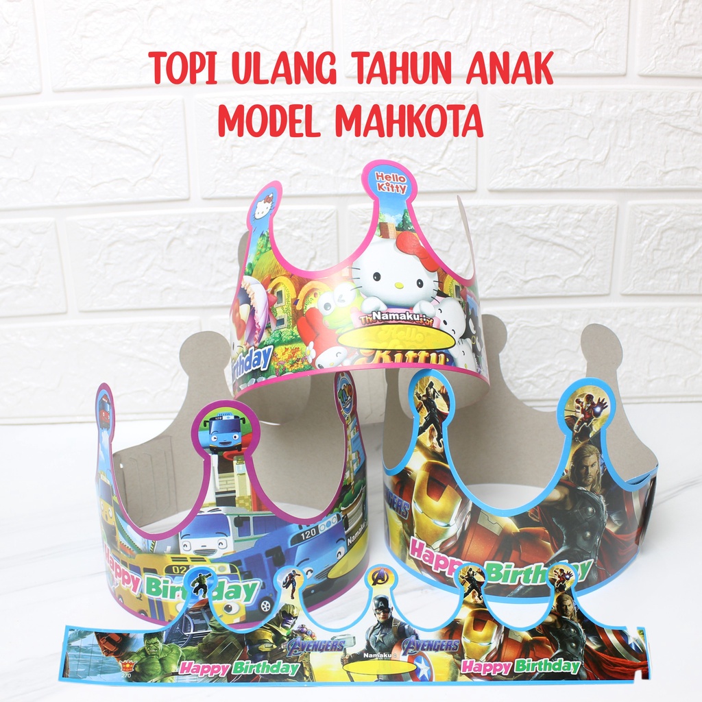 Detail Model Topi Ulang Tahun Nomer 34