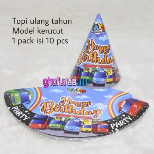 Detail Model Topi Ulang Tahun Nomer 39