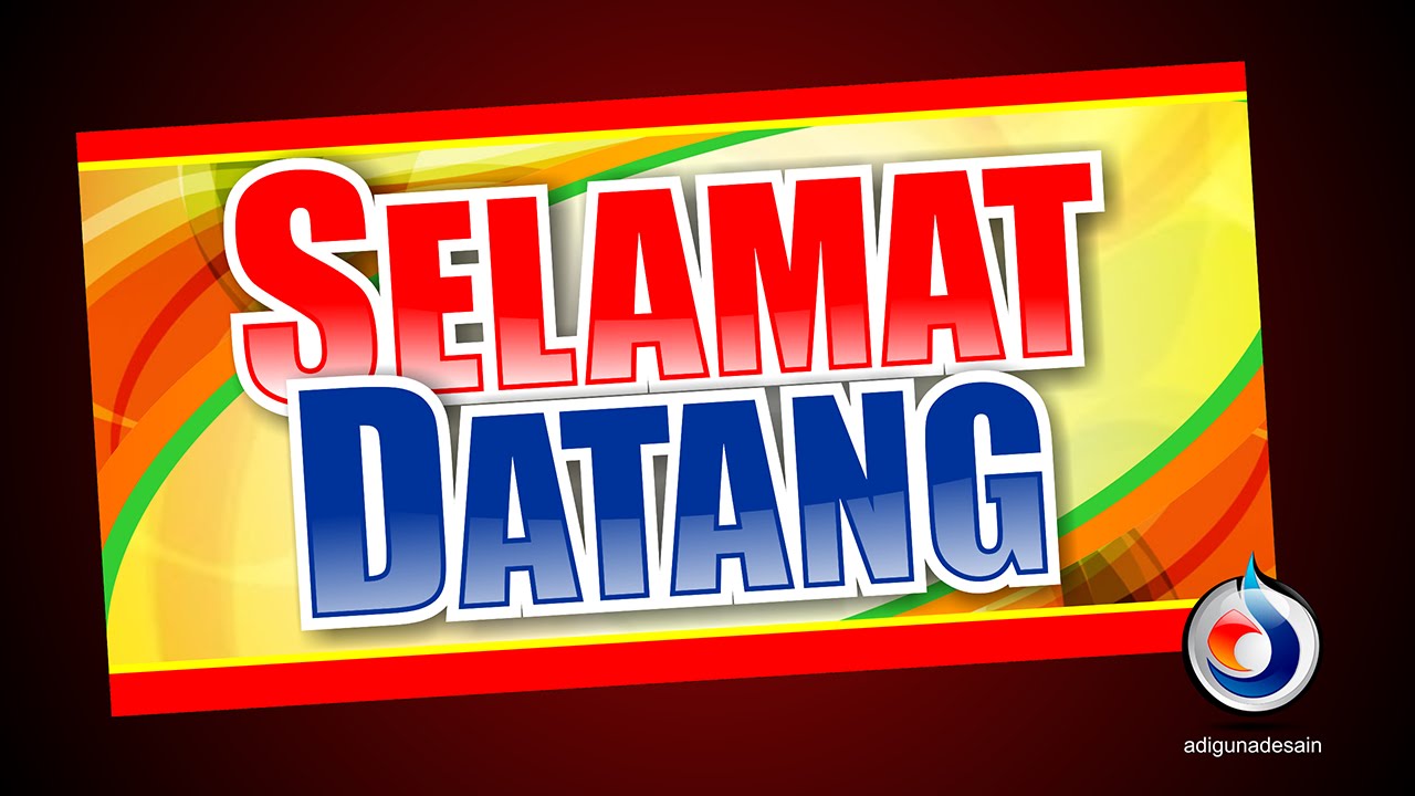 Detail Model Tulisan Selamat Datang Nomer 18