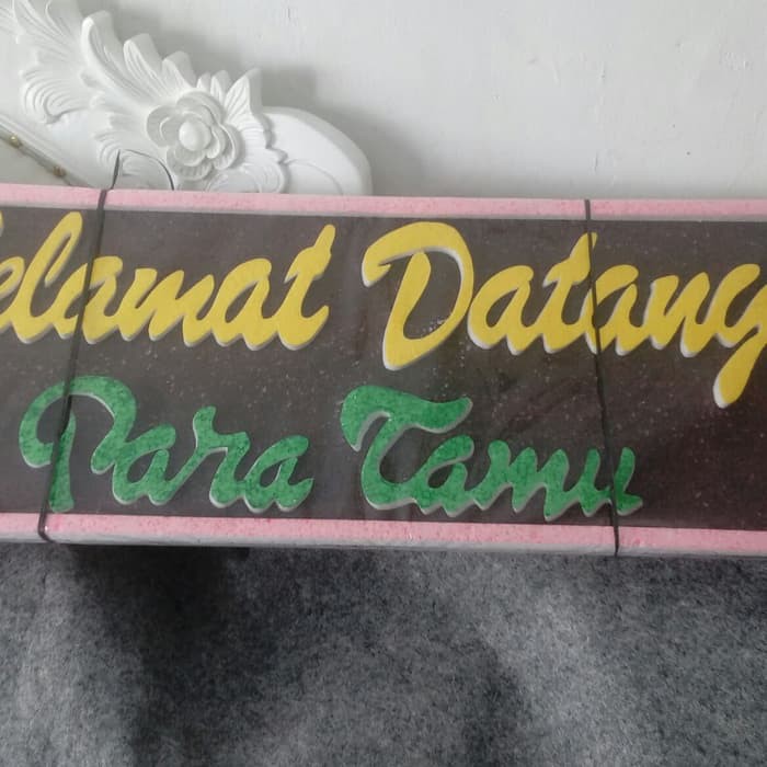 Detail Model Tulisan Selamat Datang Nomer 3
