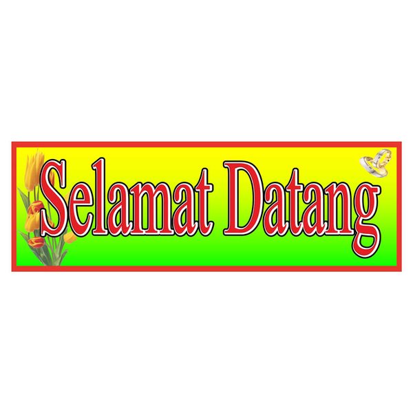 Detail Model Tulisan Selamat Datang Nomer 4