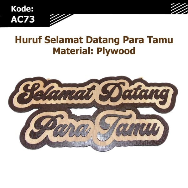 Detail Model Tulisan Selamat Datang Nomer 6