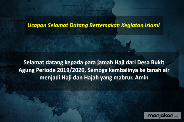 Detail Model Tulisan Selamat Datang Nomer 52