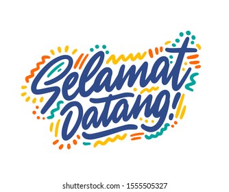 Detail Model Tulisan Selamat Datang Nomer 8