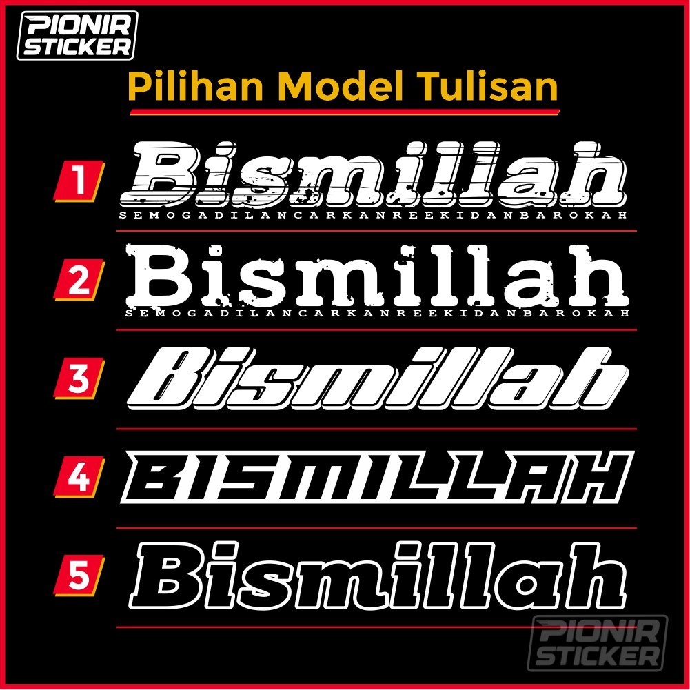 Detail Model Tulisan Stiker Nomer 25