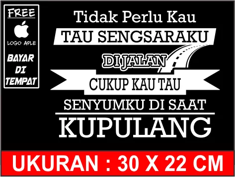 Detail Model Tulisan Stiker Nomer 35