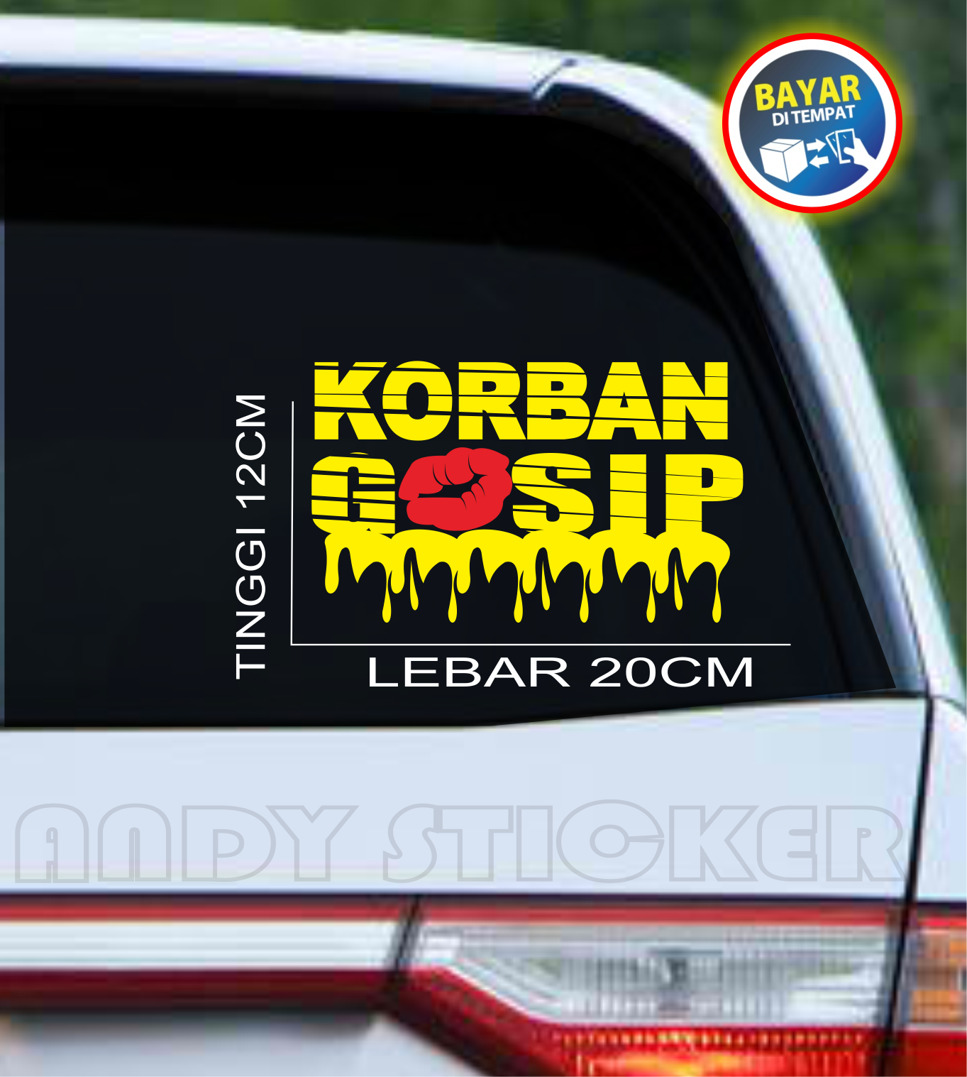 Detail Model Tulisan Stiker Keren Nomer 30