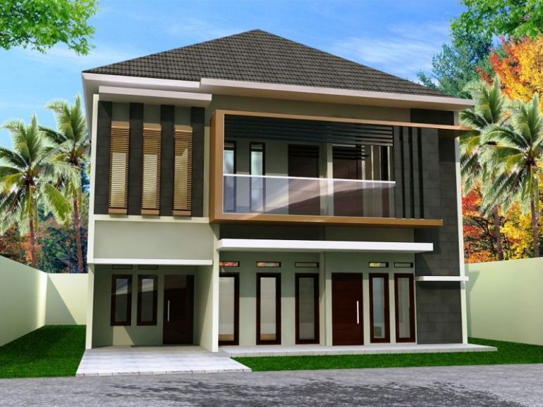 Detail Model Warna Rumah Minimalis Nomer 41