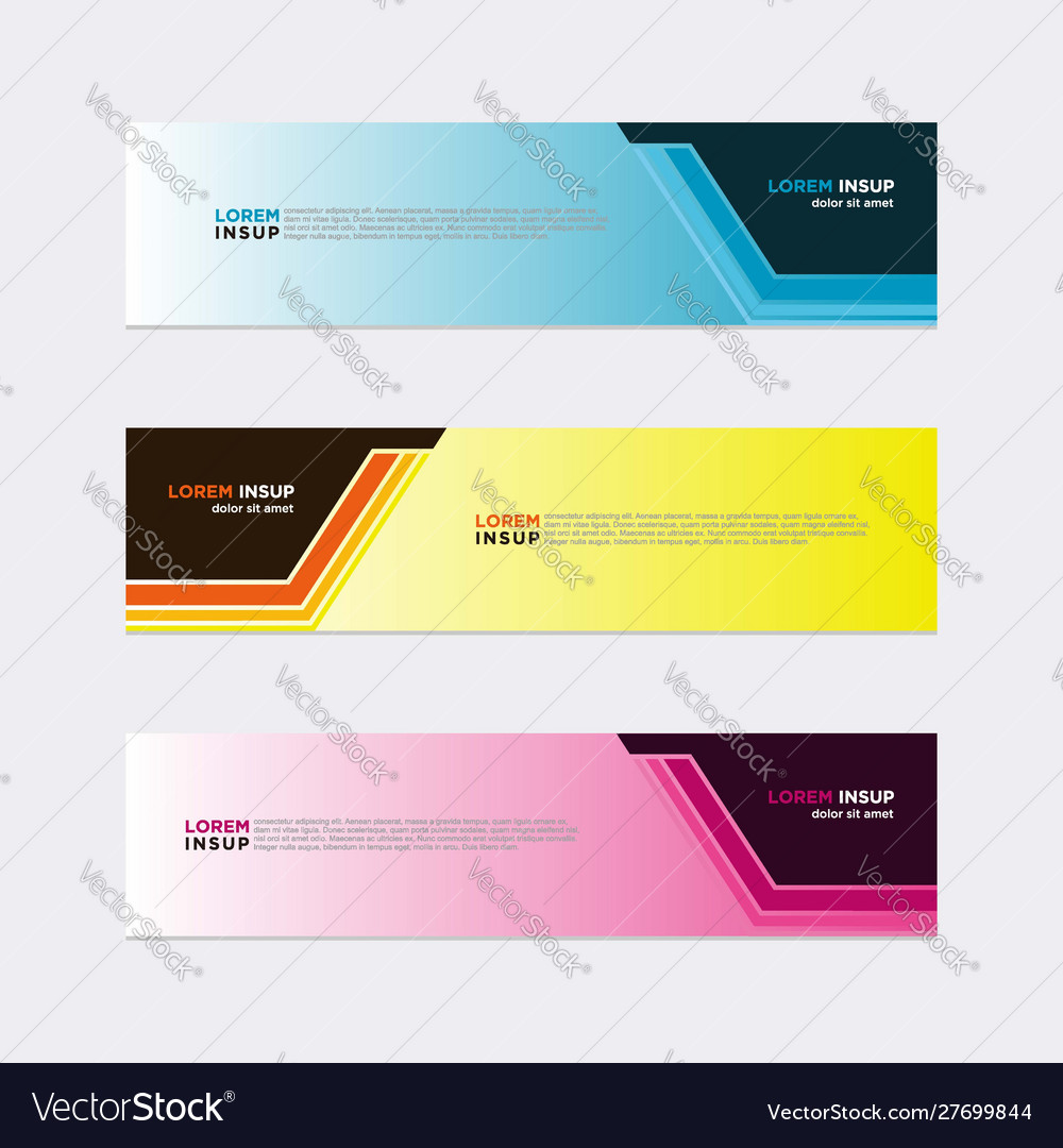 Detail Modern Banner Vector Nomer 27