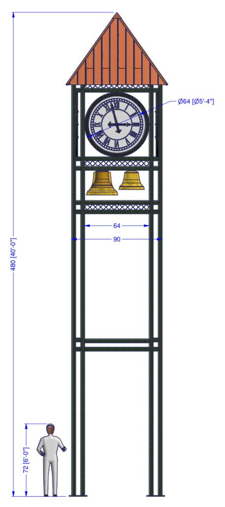 Detail Modern Clock Tower Design Nomer 39