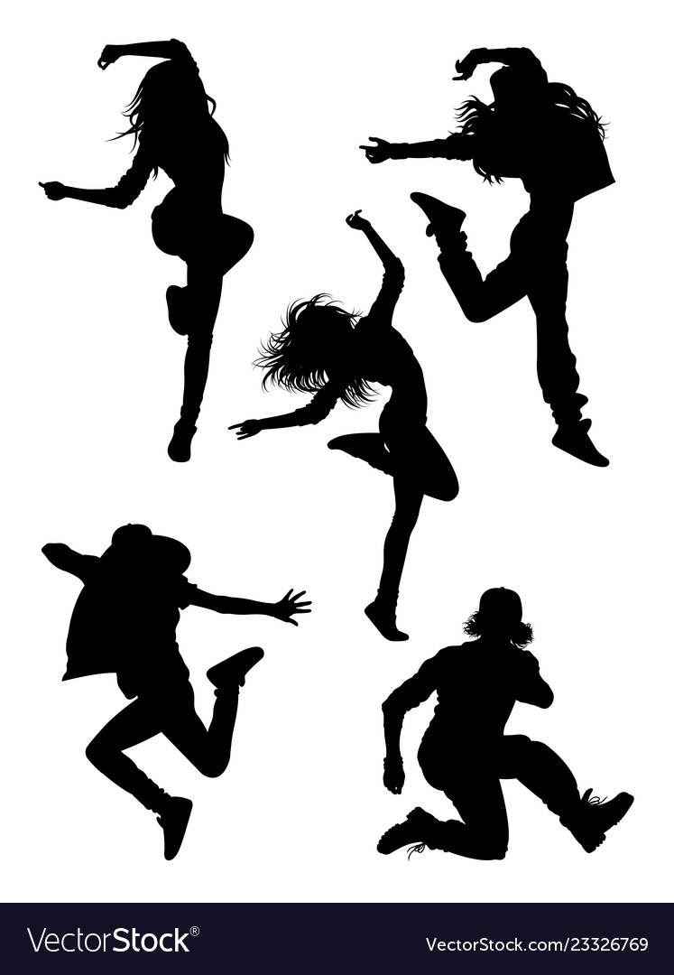 Detail Modern Dance Silhouette Nomer 20