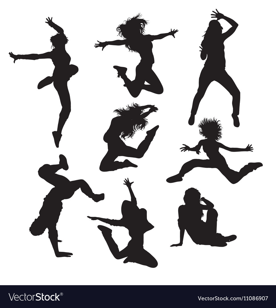 Detail Modern Dance Silhouette Nomer 22